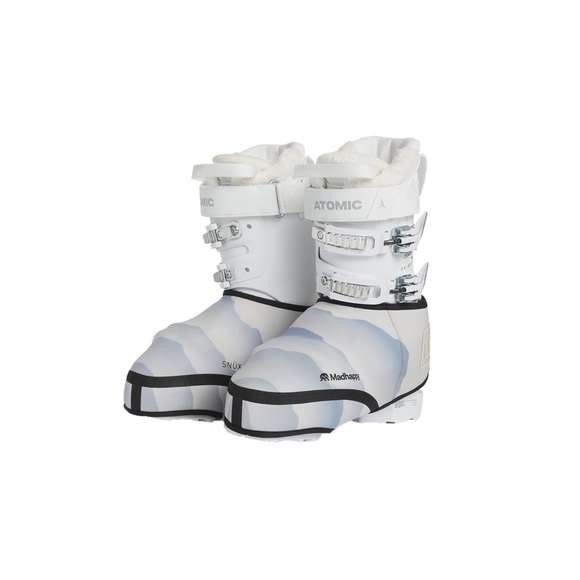 MadHappy Adults Unisex Thermal Ski Boot Cover | White and Blue | NEW/NIB 🎿⛷️🚡 - Picture 2 of 16
